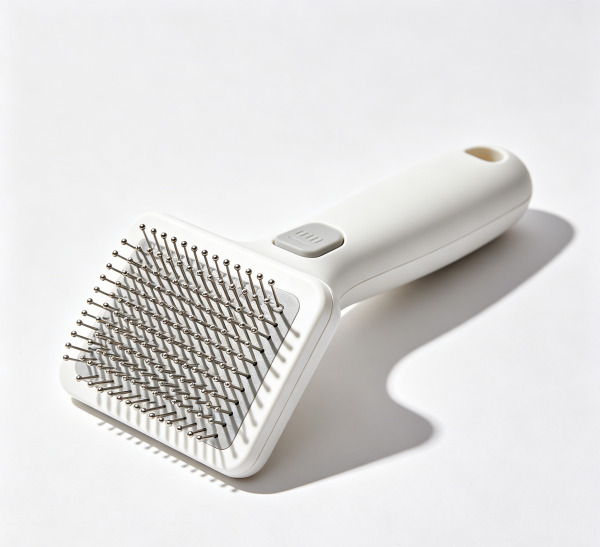 Self-Cleaning Slicker Brush One Button Release Deshedding Tool for Dogs Cats