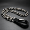 Heavy Metal Chain Dog Leash Chew Proof Anti-Bite Lead for Strong Dogs