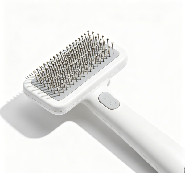Self-Cleaning Slicker Brush One Button Release Deshedding Tool for Dogs Cats