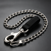 Heavy Metal Chain Dog Leash Chew Proof Anti-Bite Lead for Strong Dogs