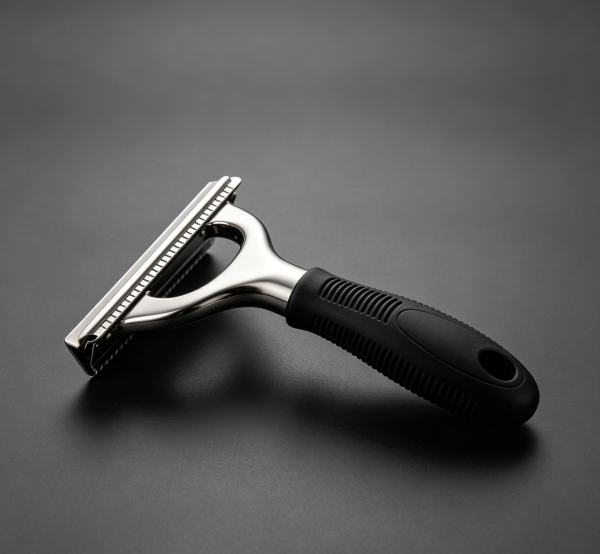 Stainless Steel Pet Deshedding Blade Professional Grooming Tool for Thick Fur