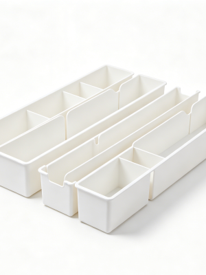 Adjustable Plastic Drawer Dividers 4 Pack