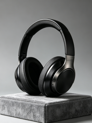 Lightweight Foldable Wireless Over-Ear Noise Canceling Headphones, 35H Playtime, Bluetooth 5.3, Comfortable Memory Foam Ear Cups, Multi-Device Connection for Travel, Work & Daily Use
