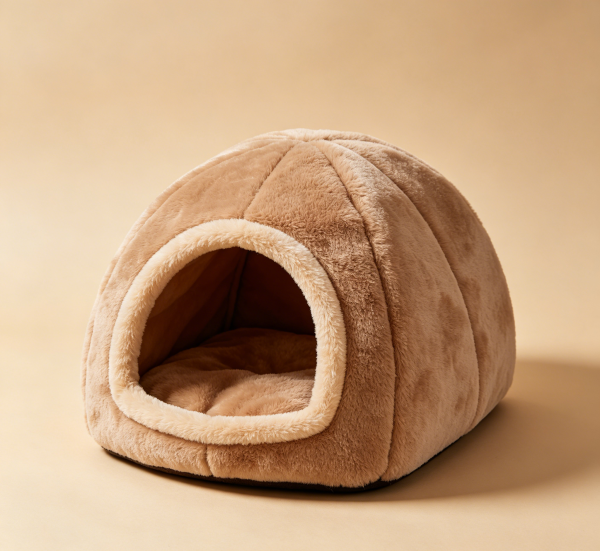 Closed Cave Warm Pet House Foldable Windproof Cat Nest