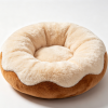 Donut Calming Anti-Anxiety Pet Bed Washable Round Bed for Dogs & Cats