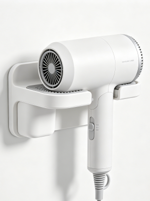 Drill-Free Hair Dryer Wall Holder
