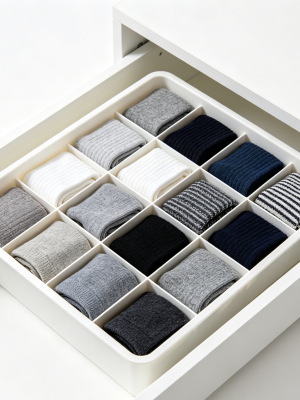 Grid Drawer Organizer Divider for Socks & Underwear