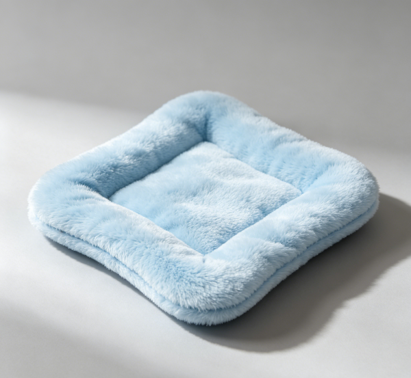 Mini Soft Plush Pet Cushion Portable Sleeping Mat for Puppies & Kittens