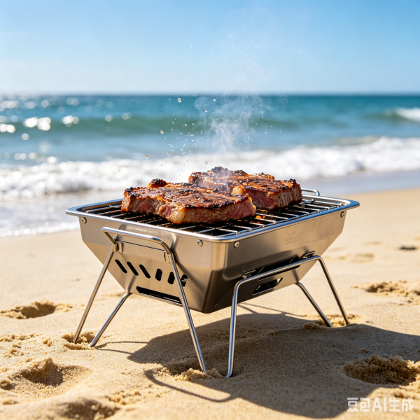 Premium 304 Stainless Steel Disassembled Portable Charcoal BBQ Grill