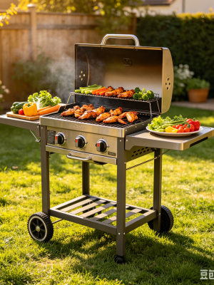 Premium Wheeled Foldable Portable Gas BBQ Grill